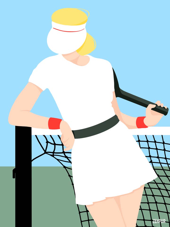 Affiche Tennis Wimbledon | Poster de sport pour la vente par Zehpur