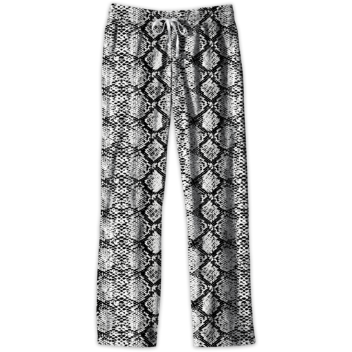 SC Lounge Pants- Black/White Snakeskin for wholesale on Faire0