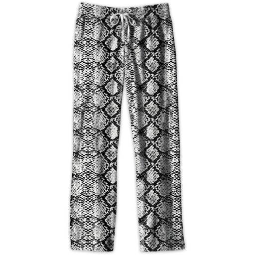 SC Lounge Pants- Black/White Snakeskin for wholesale on Faire
