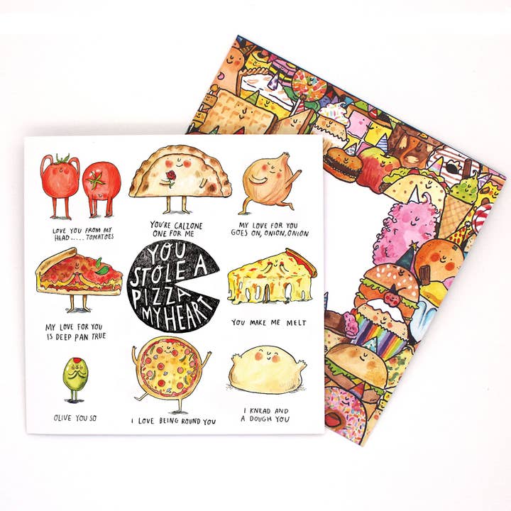 Jelly Armchair - Vendita all'ingrosso Biglietti d'amore - Hai rubato una pizza il mio cuore