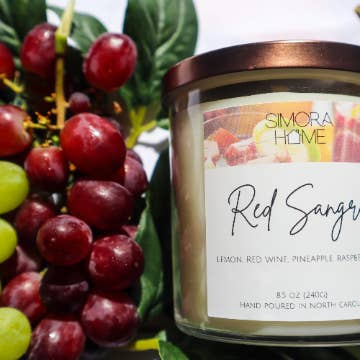 Bougie au vin rouge Sangria pour la vente par Simora Home