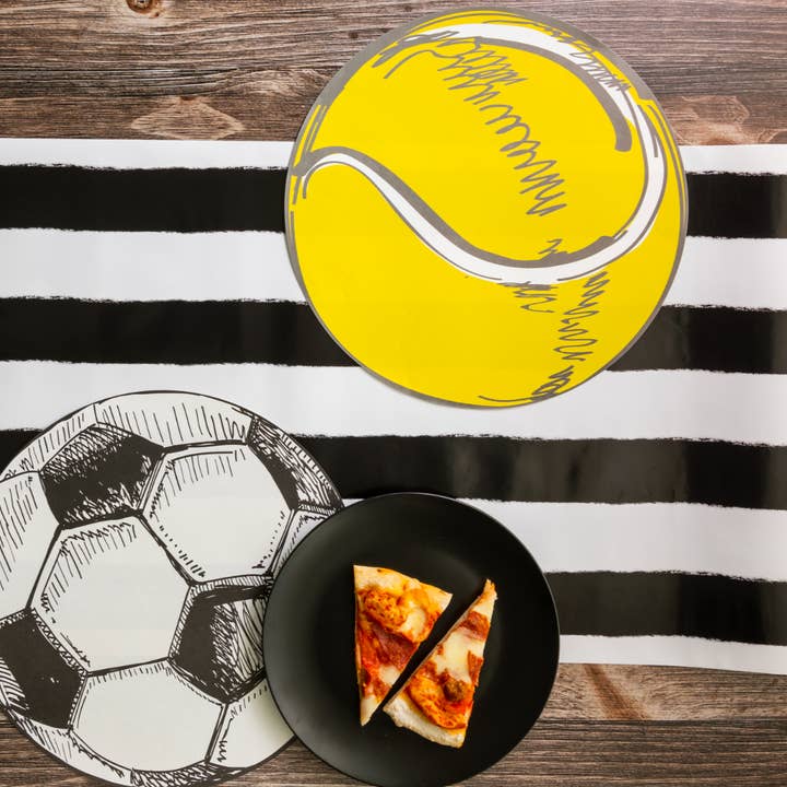 Gatherings by Curated Paperie - Wholesale Disposable Placemat - Sports Fan Tennis Ball Paper Placemats2
