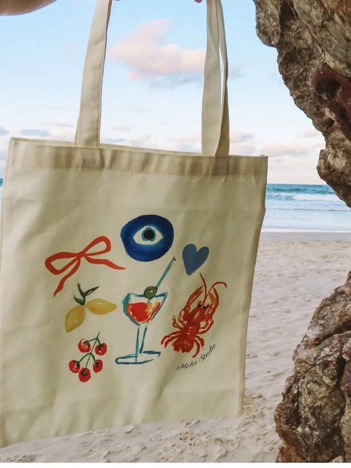 Bolso de Mano Euro Verano Motivo Mixto para venta al por mayor de Melci Studio