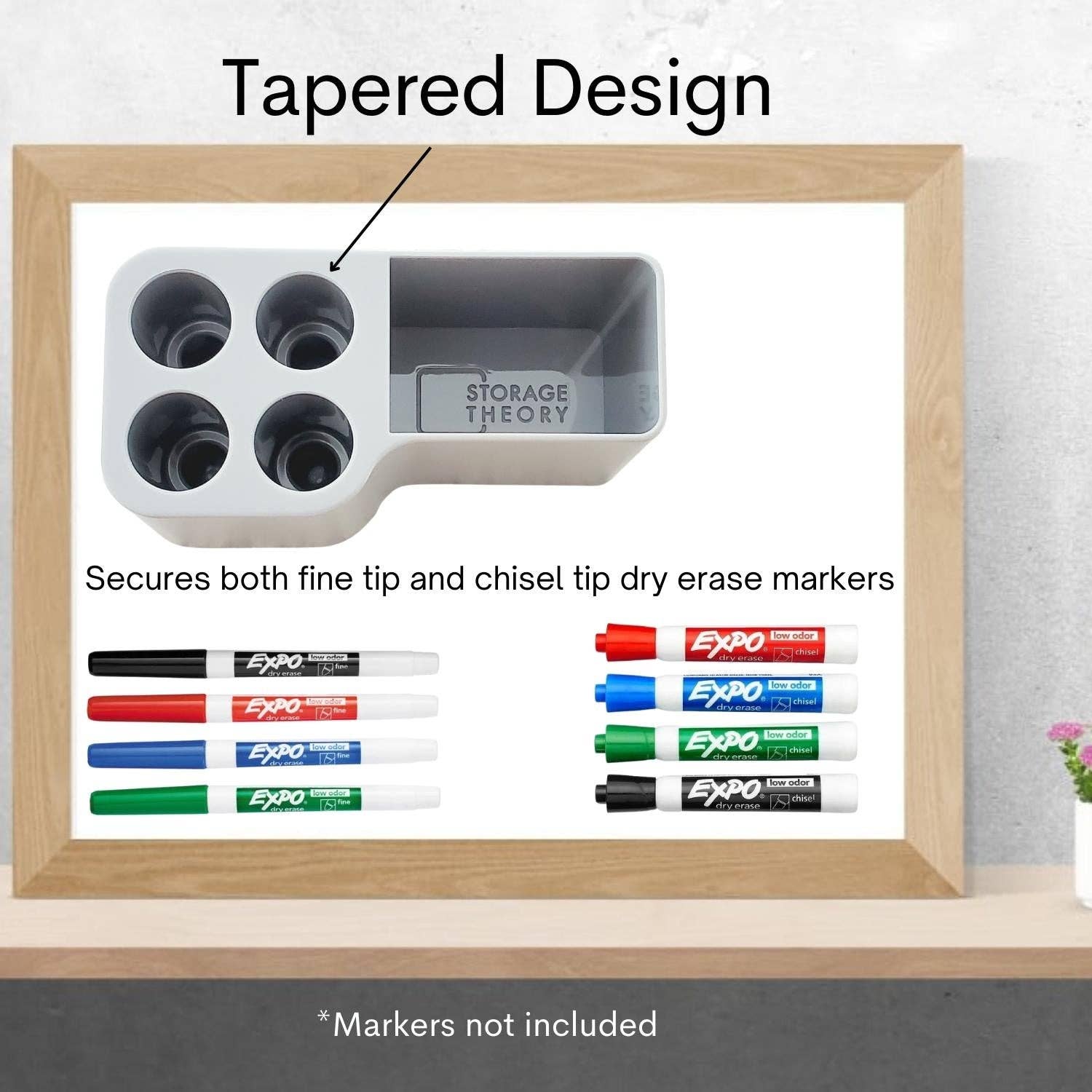 Storage Theory - Vente Tableau blanc/tableau effaçable à sec - Support de Mini Marqueur4