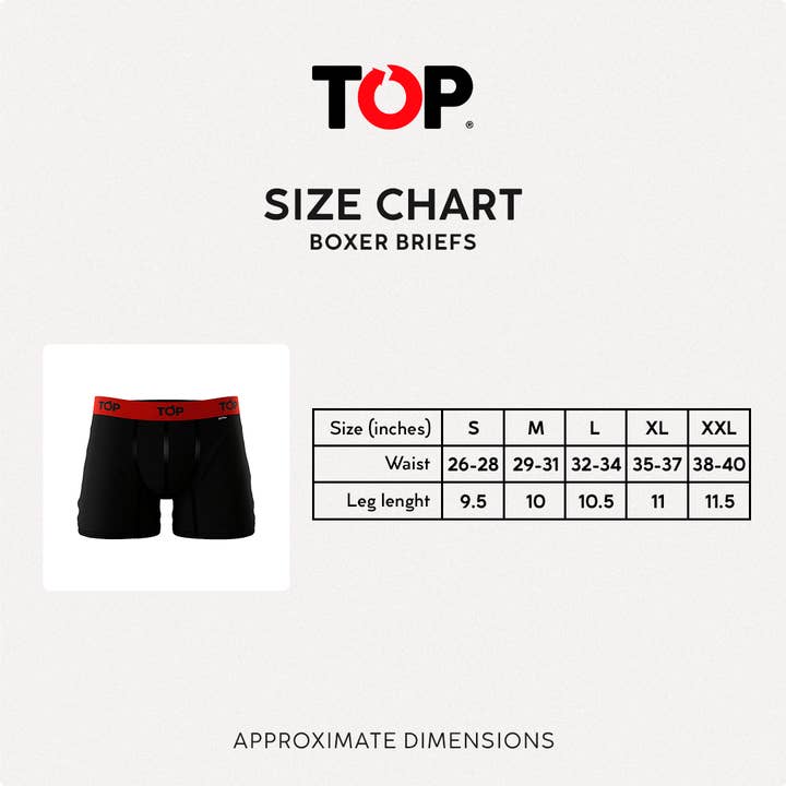 TOP - Wholesale Underwear - Men's - Men Boxer Brief Copper - Pack of 3 Microfiber & Copper