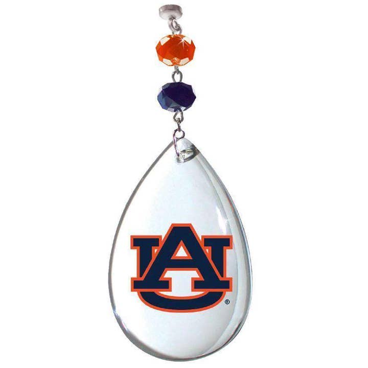 Auburn University - Logo Krystal MAGNETISK ORNAMENT (SET/3) for engroshandel hos MagTrim