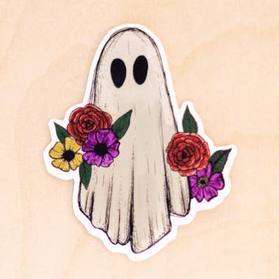 Floral Ghost Aufkleber für den Großhandel von Kallos Ink