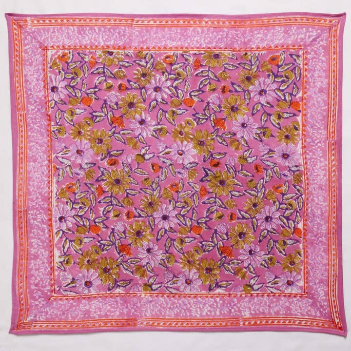 Bonheur du Jour - Wholesale Head Scarf - Women's - Indian Scarf - Meera Orchid3