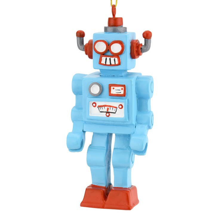 Retro Toy Robot Unique Christmas Ornament for wholesale by Tree Buddees