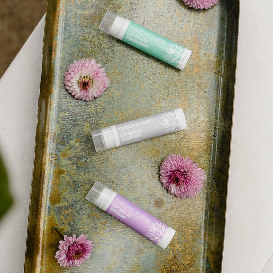 Thistle Farms - Wholesale Lip Balm Set - Lip Balm Trio Set | Lavender, Tea Tree Mint, Unscented3