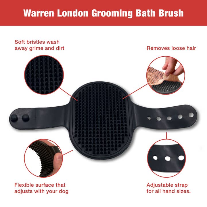 Warren London Dog Products - Wholesale Pet Brush - Cat/Dog - Grooming Bath Brush6