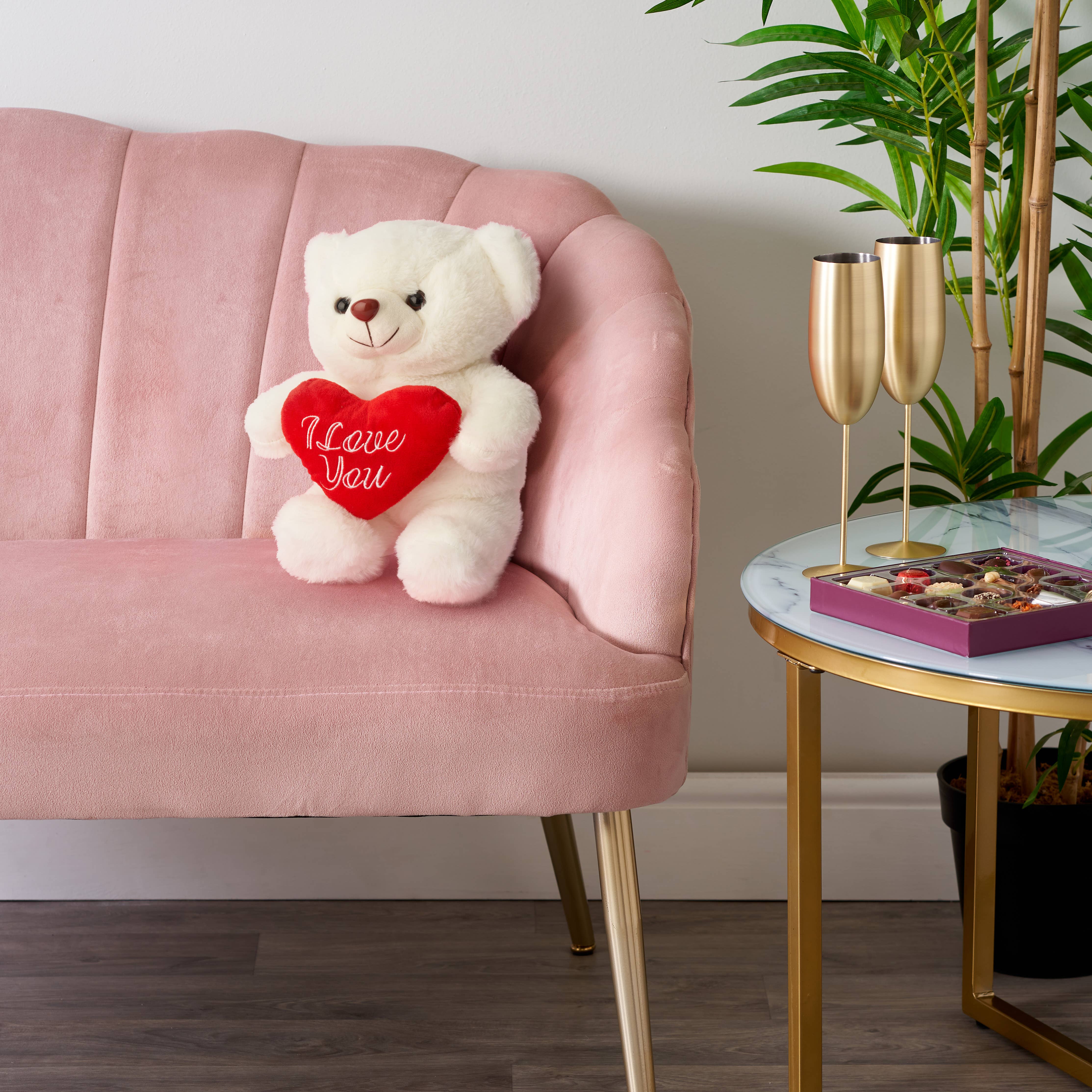 The Twiddlers - Wholesale Stuffed/Plush Toy - Kids & Baby - Teddy Bear with I Love You Heart, 25cm / 10" - Valentine Day2