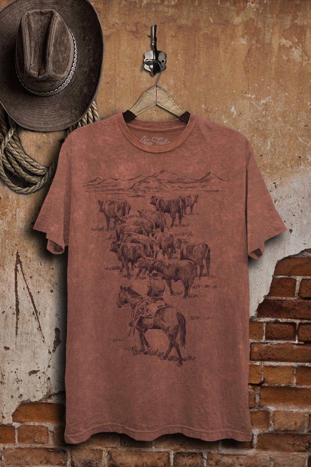 Lotus Fashion Collection - Wholesale T-Shirt (Graphic) - Women's - Ranch Life Graphic Top7