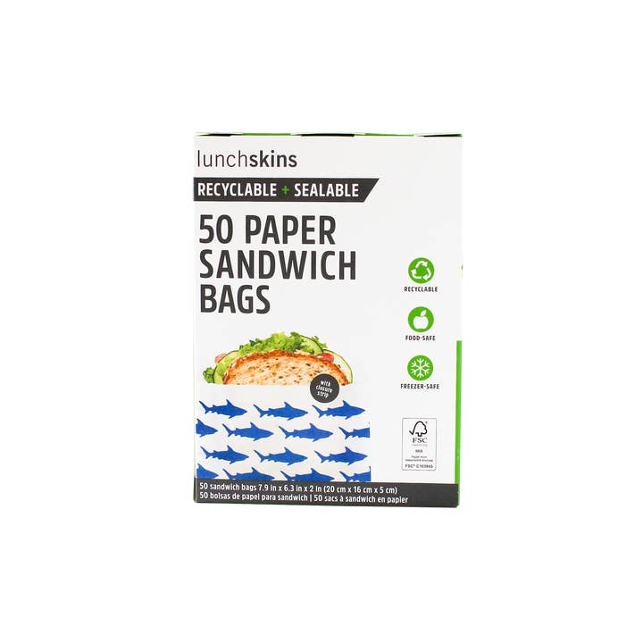 Lunchskins - Wholesale Food Storage Wrap/Bag - Recyclable Sandwich Bags 50ct – Apple Print8