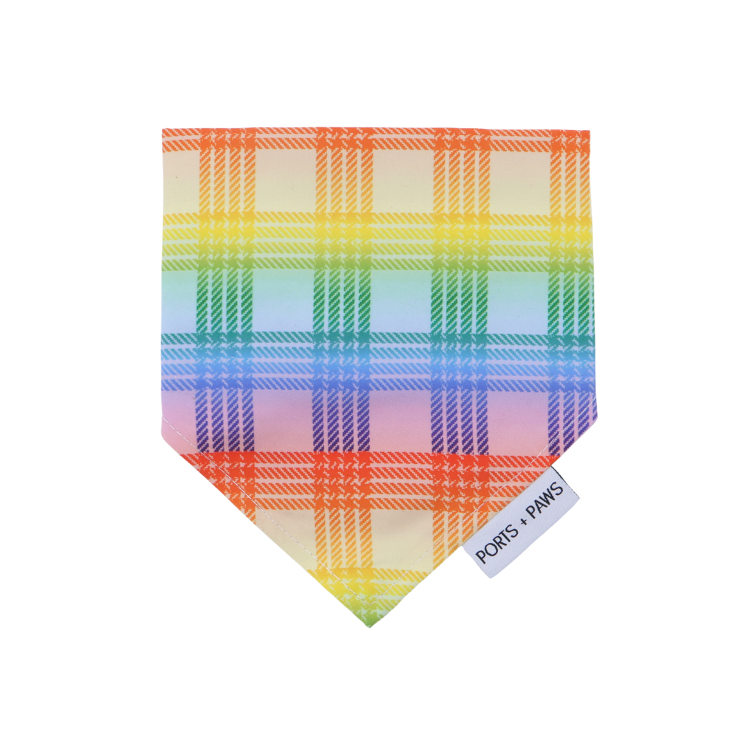 Ports and Paws – wholesale Pet bandana – Dog – QUICK DRY BANDANA - PALAKA RAINBOW0