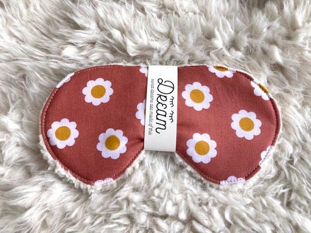 Little Man - Wholesale Sleep/Eye Mask - Sleep Mask / Terra Cotta Daisy3