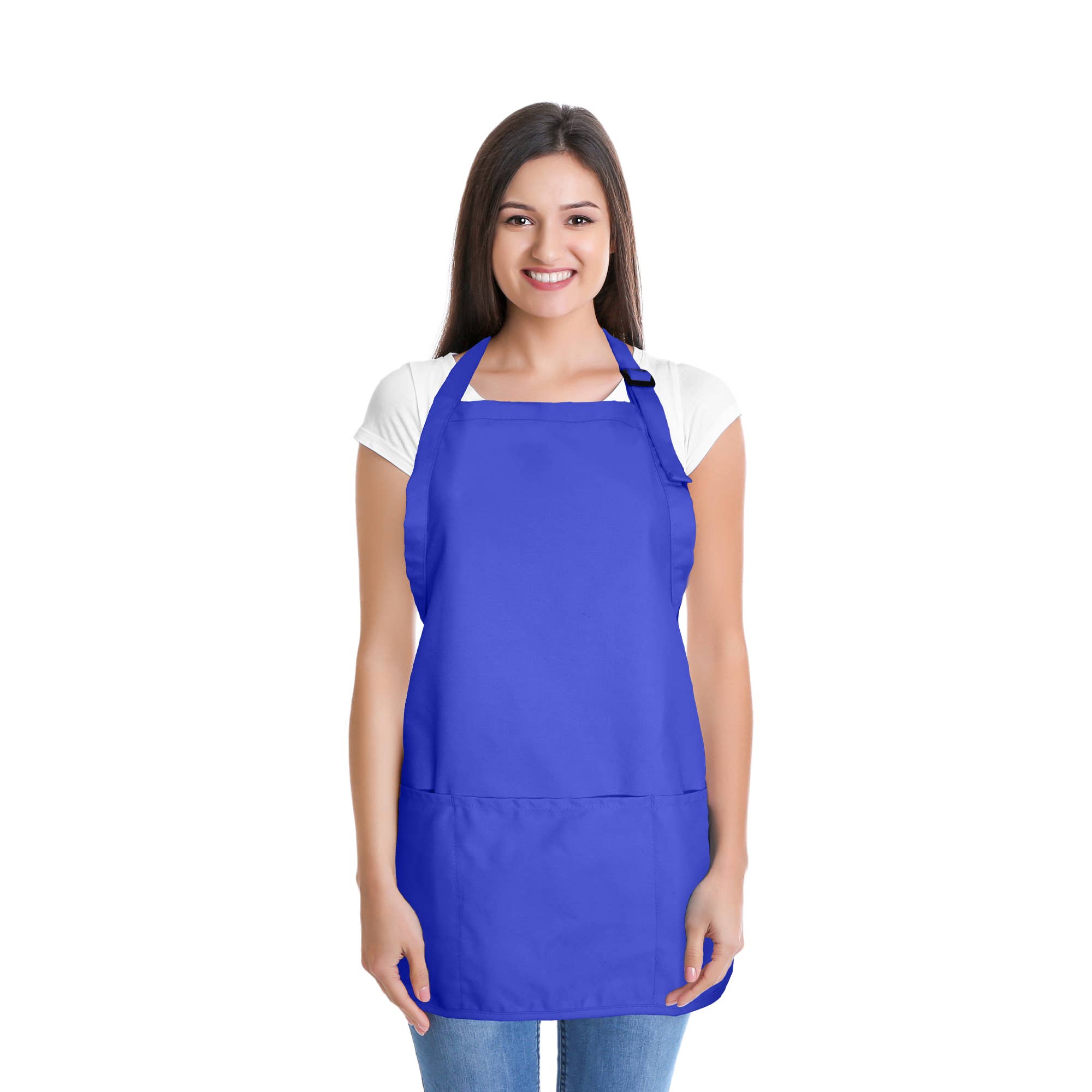 Dalix - Wholesale Apron - DALIX Apron Commercial Restaurant Bib Poly Cotton 3 Pockets44