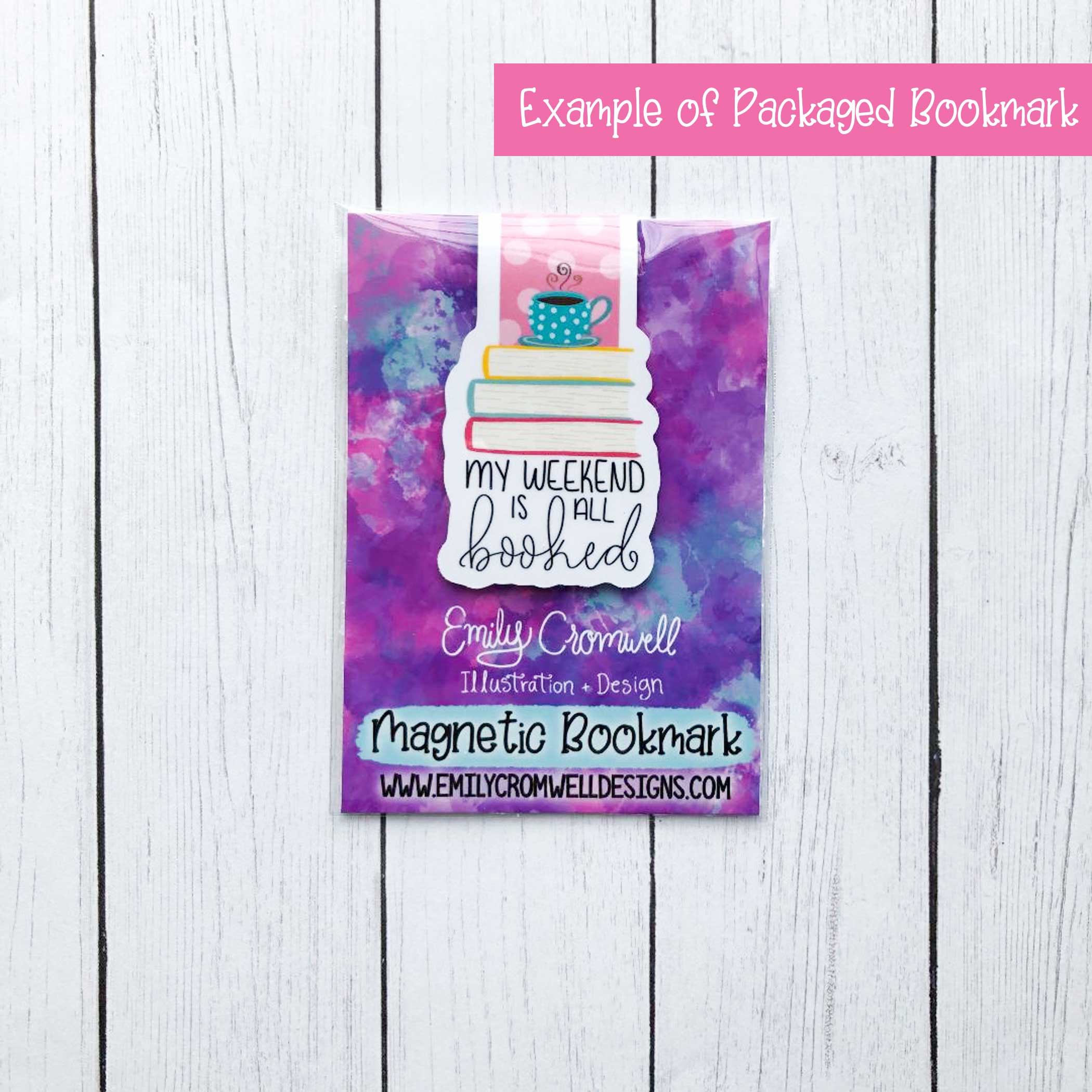 Emily Cromwell Designs - Wholesale Bookmark - Professional Bookworm Magnetic Bookmark1