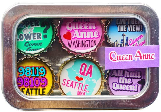 Kate's Magnets - Wholesale Magnet - Queen Anne, Seattle Washington Magnets0