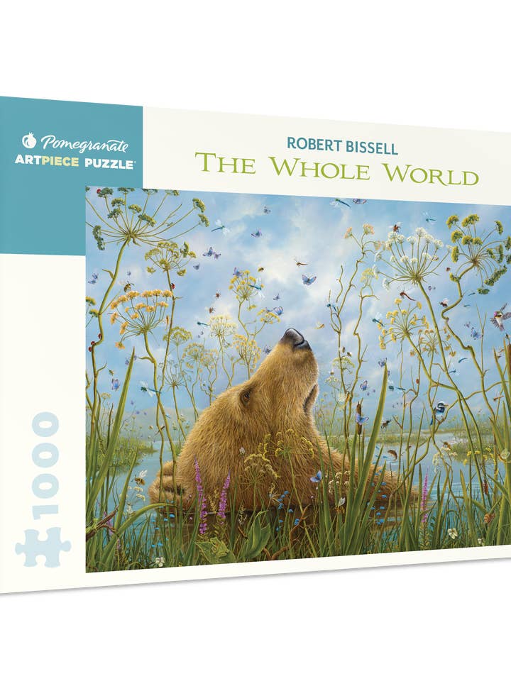 Robert Bissell: The Whole World 1000-Piece Jigsaw Puzzle for wholesale by Pomegranate