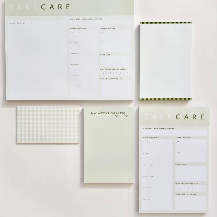 coux coux creative - Wholesale Notepad - Take Care Notepad (Large)5