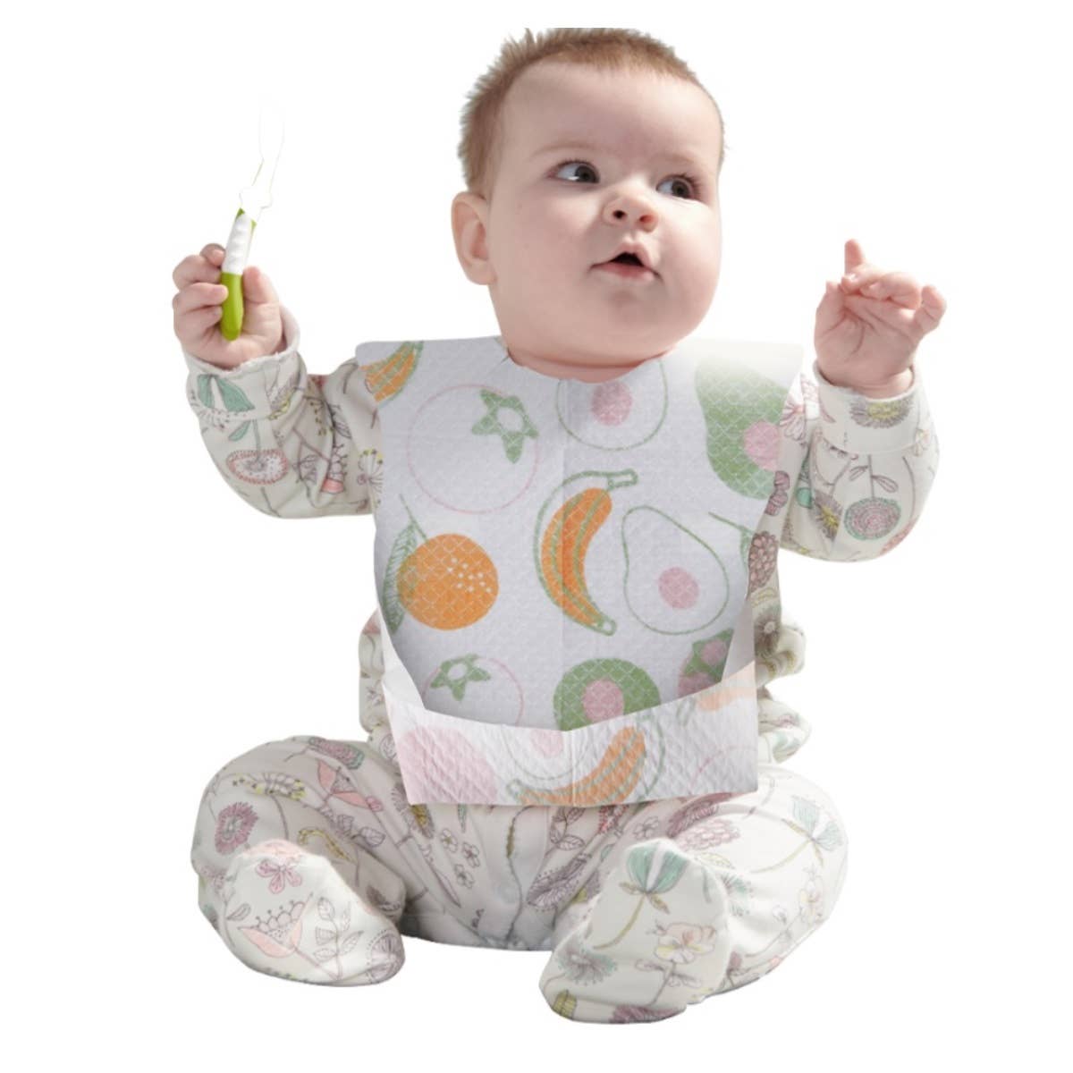 Sunveno - Vente Bavoir - bébés - Lot de 20 bavoirs jetables pour bébé5