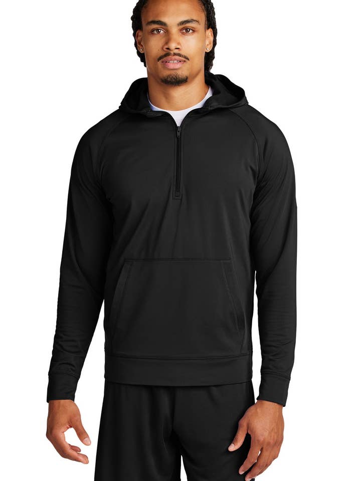 Ink Tees Custom T-Shirt Personalized Print, Premium Quality, Fast Turnaround, Multiple Colors Sport-Tek Sport-Wick Stretch 1/2-Zip Hoodie ST856 for wholesale by Ink Tees Custom Tshirts