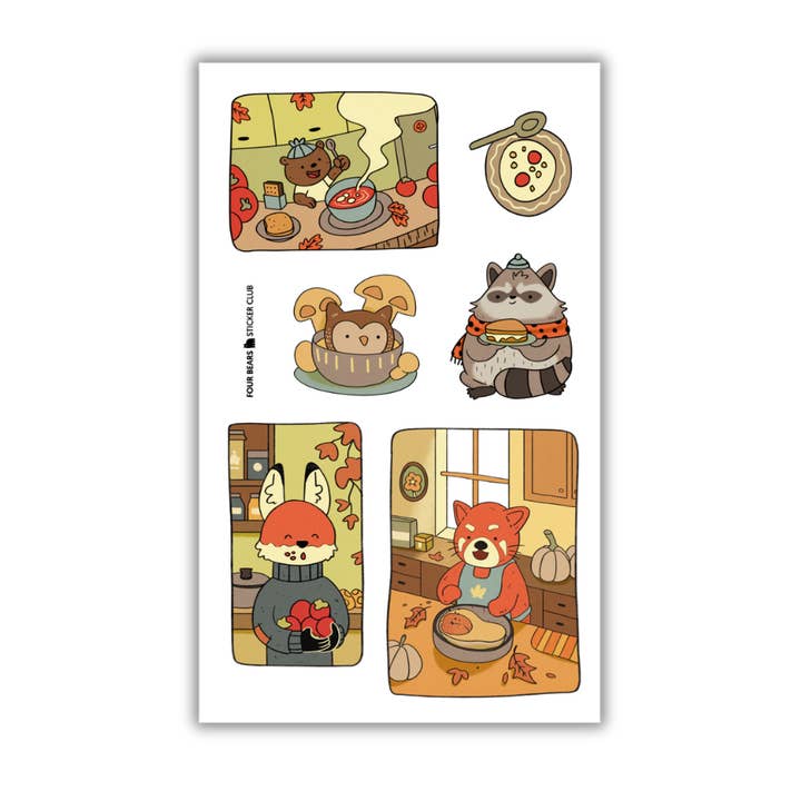 À l'aube de l'automne pour la vente par Four Bears Sticker Club