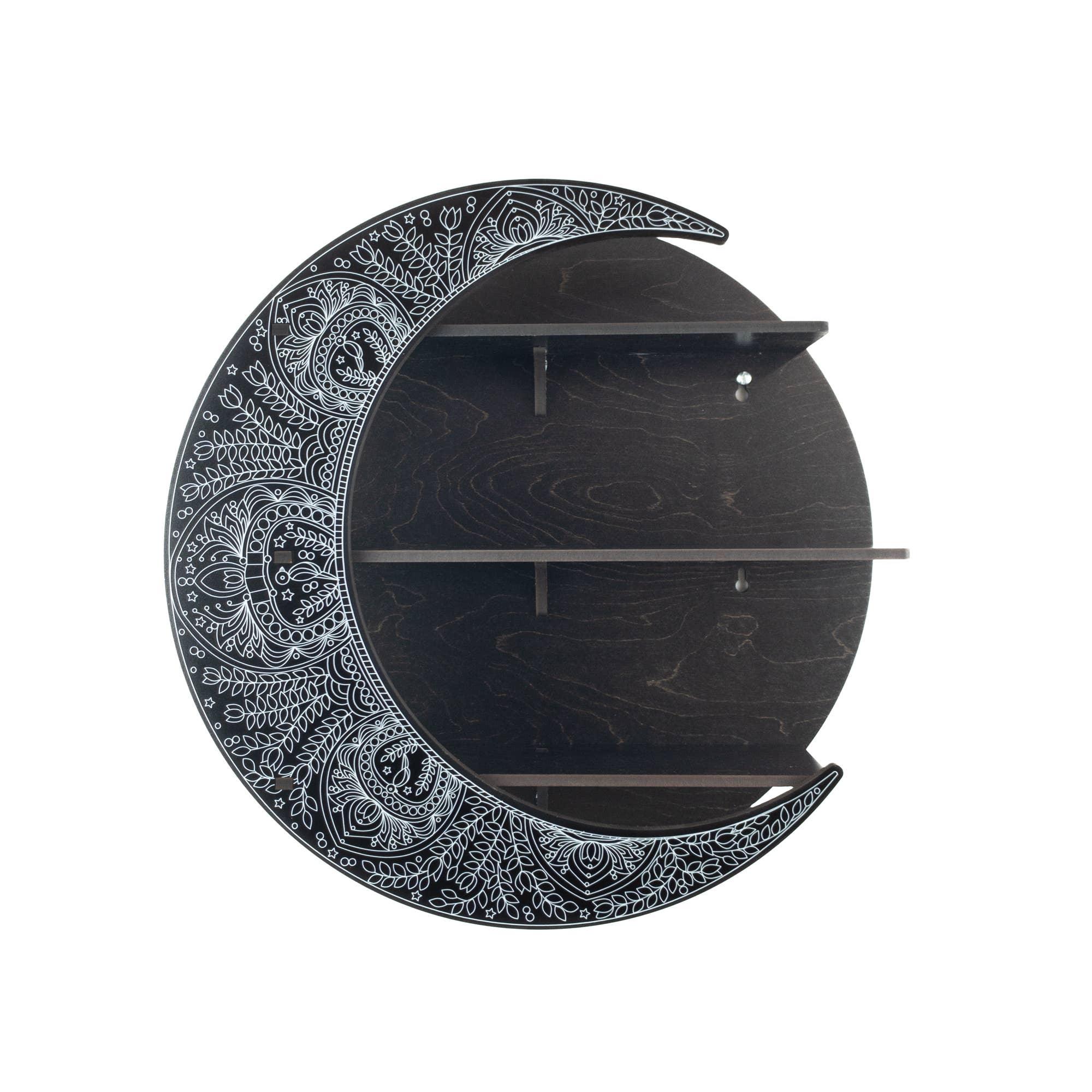 Standish House – Großhandel Wandregale – Mandala-Mondregal, Kristallregal, Regal für ätherische Öle3