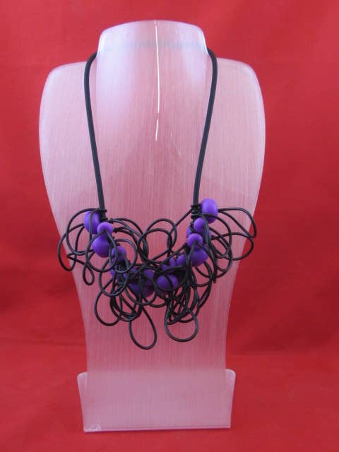 Designs by OC - Wholesale Bib Necklace - NKL 539 - C6 Edgy2