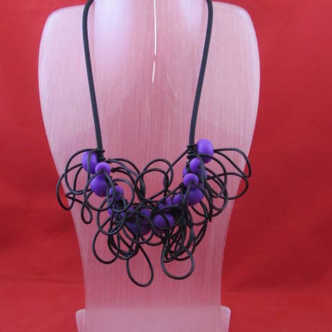 Designs by OC - Wholesale Bib Necklace - NKL 539 - C6 Edgy2
