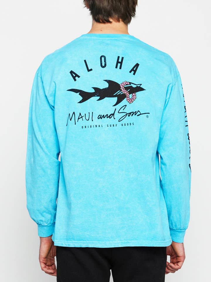 Aloha Shark Långärmad för wholesale av Maui and Sons