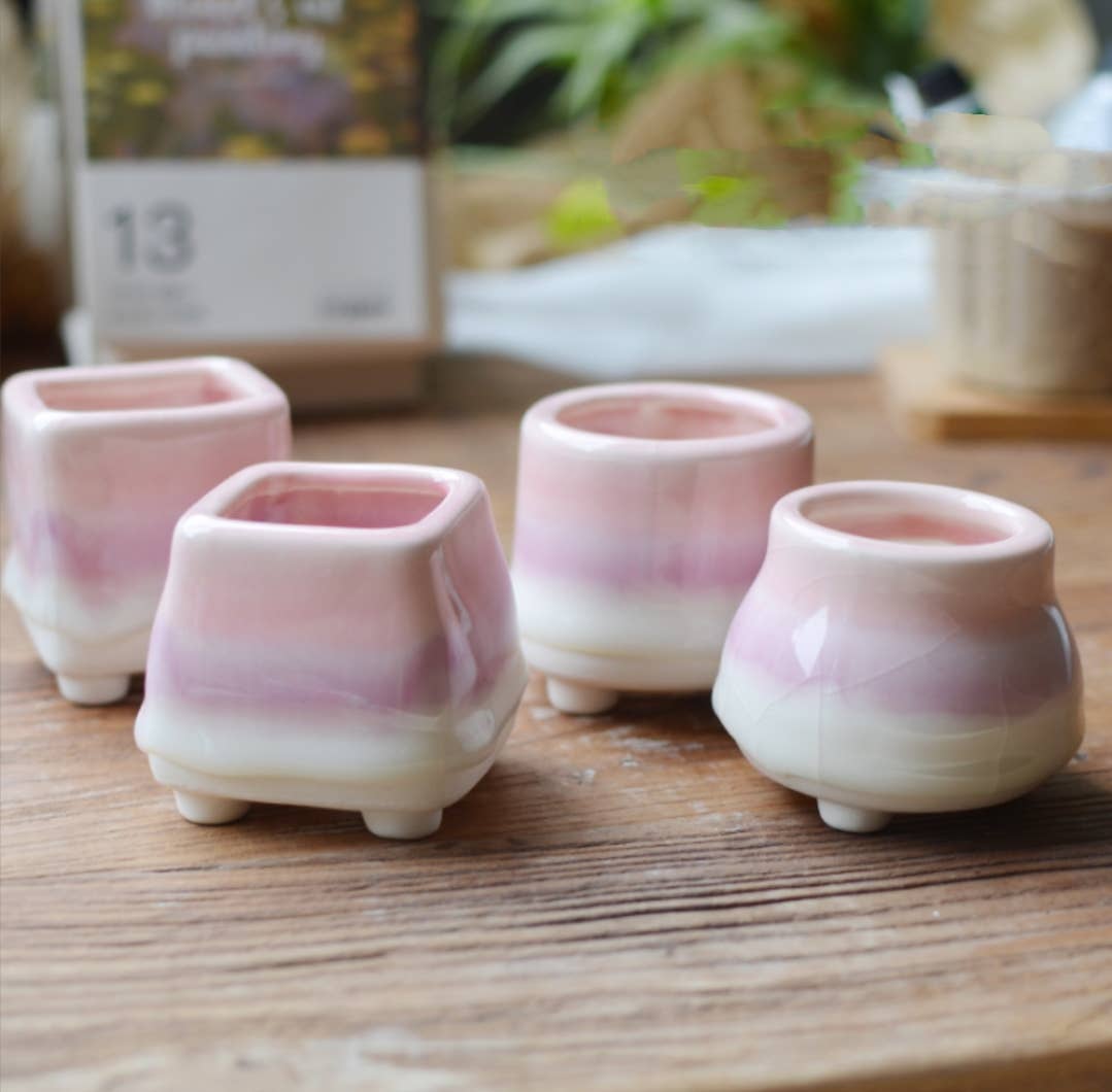 Springer Décor - Wholesale Plantenpot - Druipende Geglazuurde Vingerpotten - 4 Vorm23