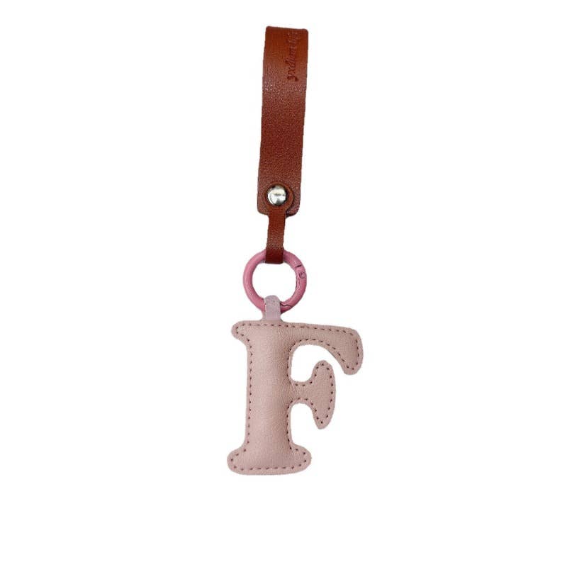 wandf – wholesale Purse/Bag Accessory - Unisex – Leather Letter Pendant Keychain For Handbag, Purse, Backpack5