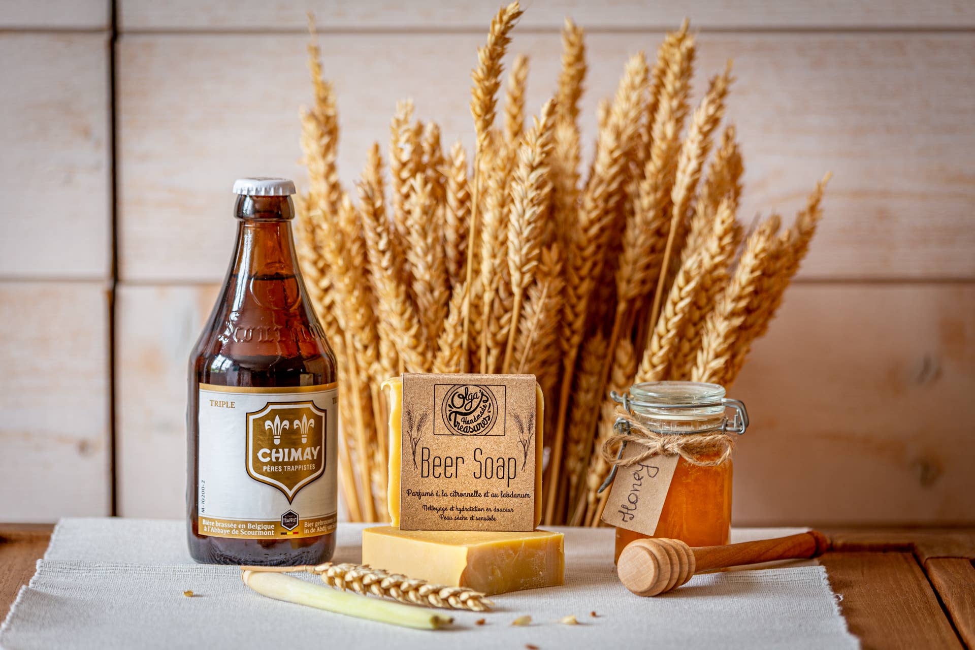 Olga's Handmade Treasures - Wholesale Bar Soap - Beer Soap1