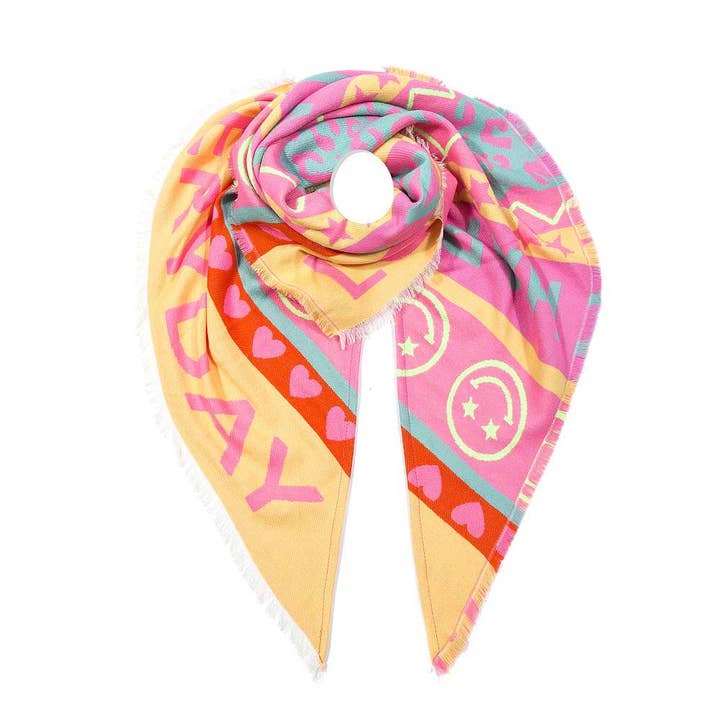 Triangle Scarves - Love Everyday for wholesale by Fox by Ren GmbH