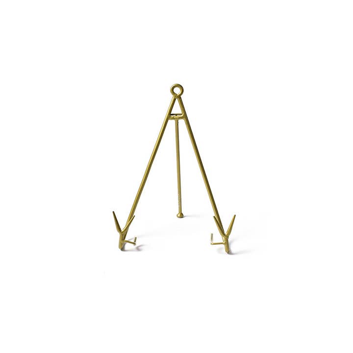 Gold Large Flare Plate Stand for wholesale by Coton Colors