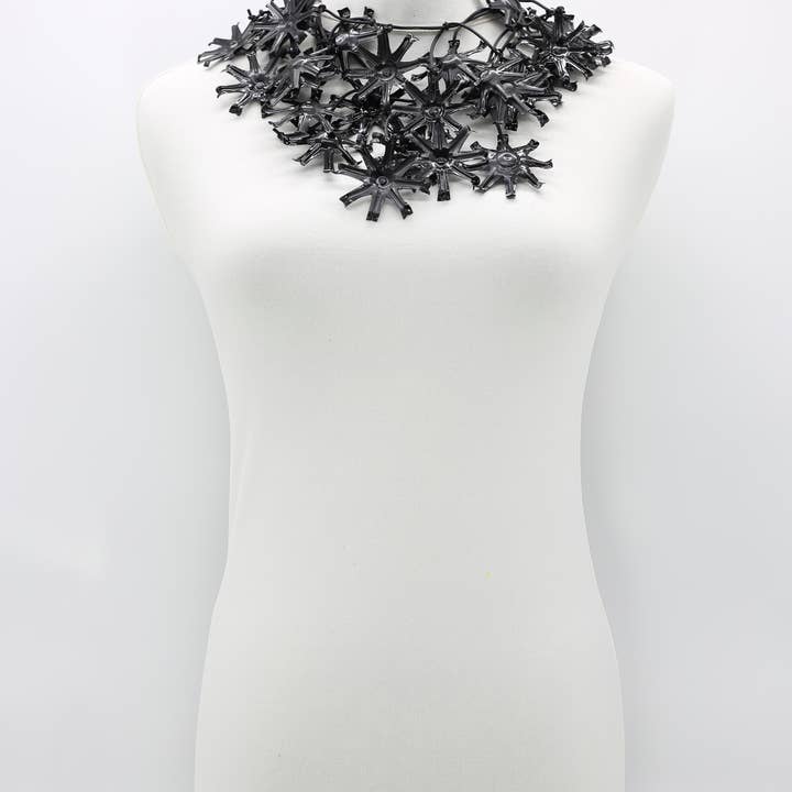 Jianhui London – wholesale Bib necklace – Jimi Hendrix Recycled Plastic Bottle Starfish Necklace1