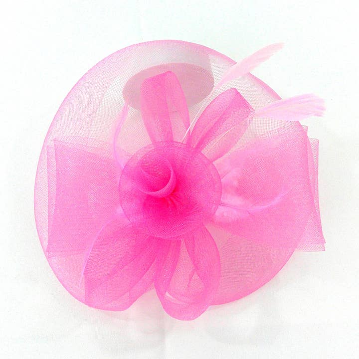 Kentucky Derby & Chapeau à Plumes et Fleurs pour Tea Party FF805. (3PC) pour la vente par TAPA fashion