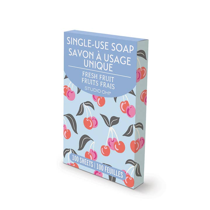 Studio Oh! - Wholesale Hand Soap/Wash - Birds in the Cherry Tree Single-Use Soap Sheets