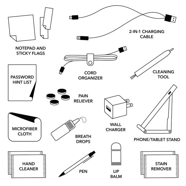 Pinch Provisions - Wholesale Pouch - Unisex - Work From Anywhere Kit | Navy4