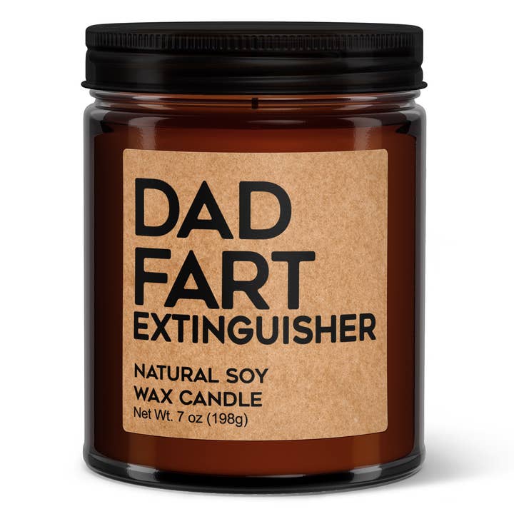 Wi-Wear - Wholesale Jar/Filled Candle - Dad Fart Extinguisher Soy Candle - Scented / Votive Candle0