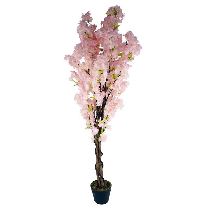 Artificial Blossom Tree Pink 150cm Fully for wholesale by Leaf Design UK LTD