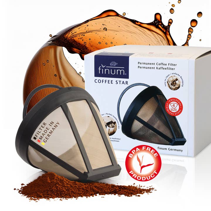 COFFEE STAR n. 4, rete in acciaio inox per la vendita all'ingrosso da parte di finum