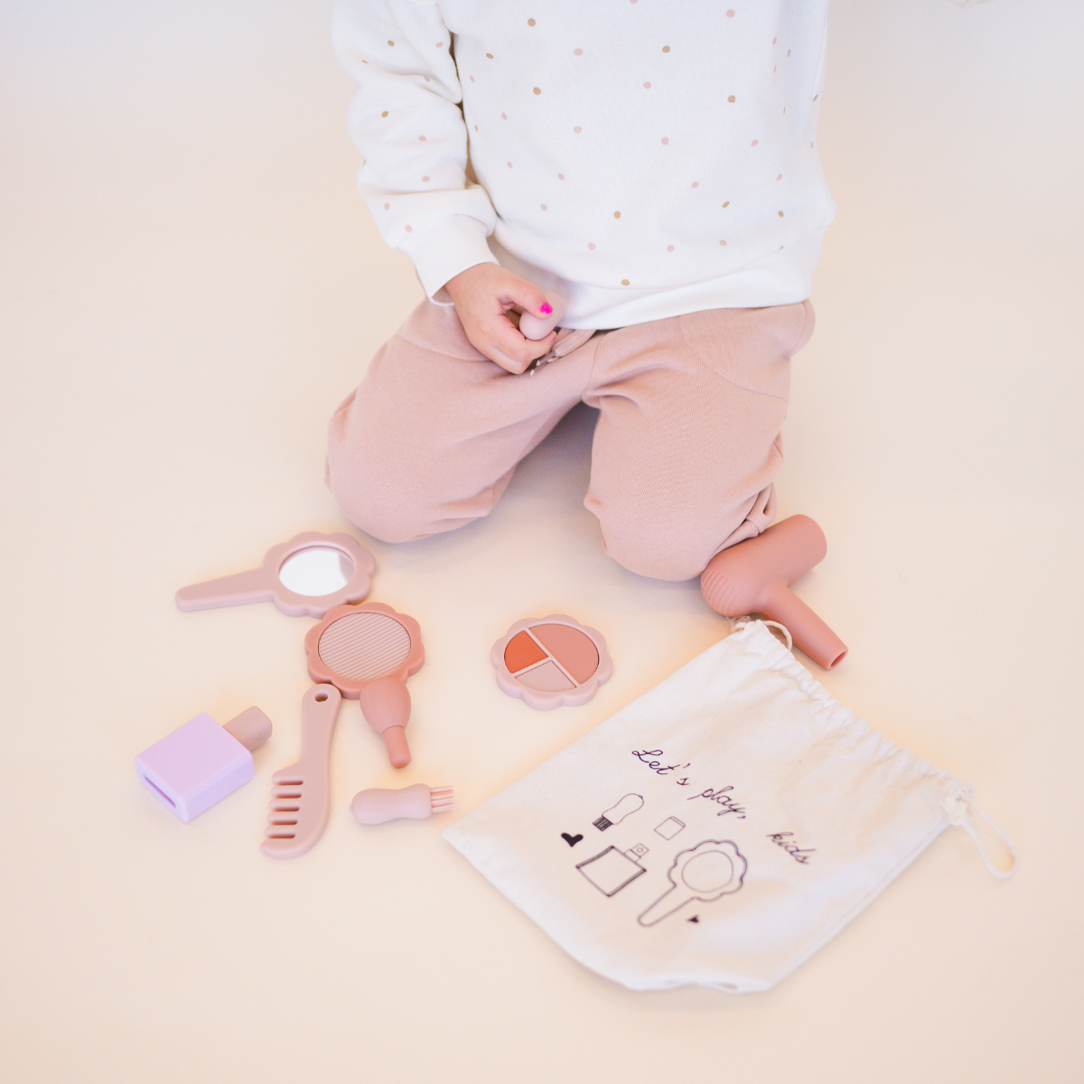 bug + bean kids - Vente Lot de jouets – enfant - Set de maquillage en silicone | Jouet d’imitation pour enfants3