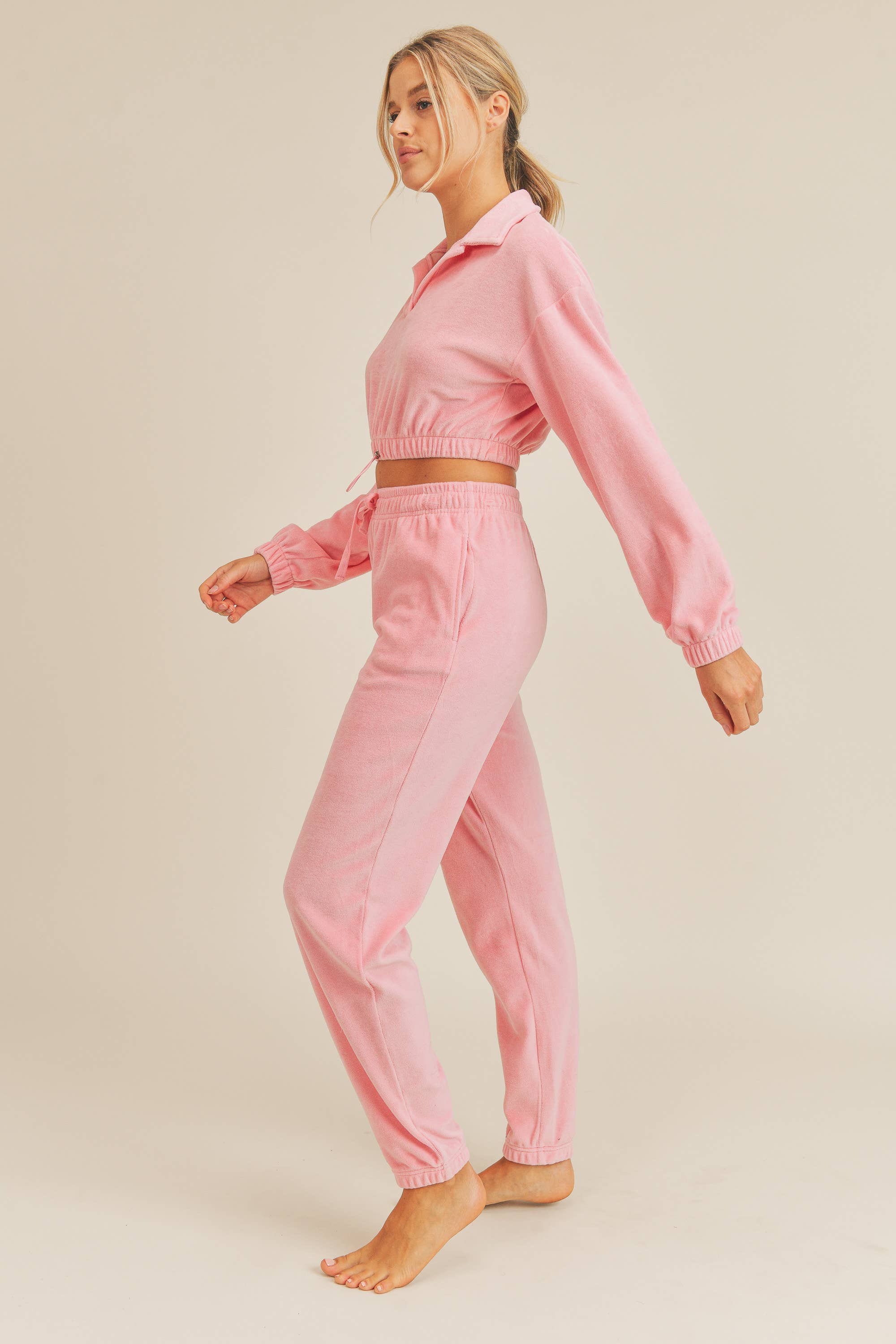 ANWND - Wholesale Lounge Set - Women's - 1390SET-VELOUR LONGSLEEVE SWEATS SET11