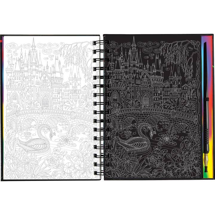 Peter Pauper Press - Wholesale Sketchbook/Sketchpad - Extreme! Fantasy Art Scratch and Sketch1