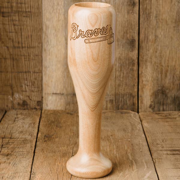 Atlanta Braves Wined Up® | Baseball Bat Wine Mug for wholesale by Dugout Mugs