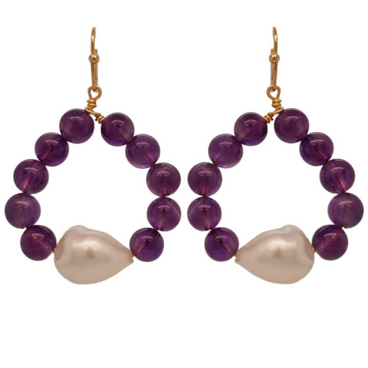 PearlGem Designs - Wholesale Beaded bracelet - Nina Amethyst and Citrine Bracelets5