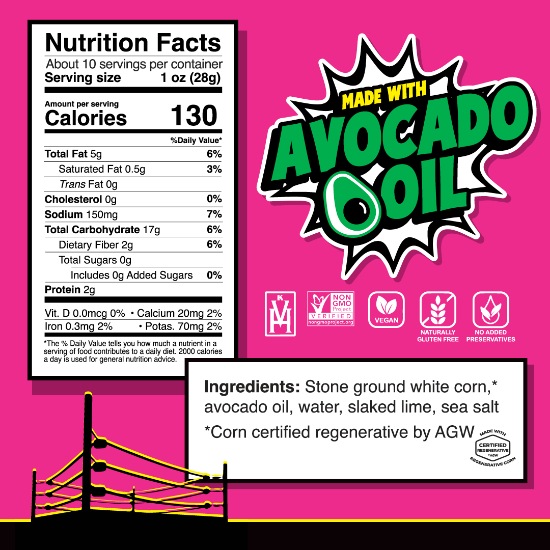 EL NACHO - Wholesale Chips - Sea Salt - The "OG", 100% Avocado Oil, Gluten Free, Vegan2